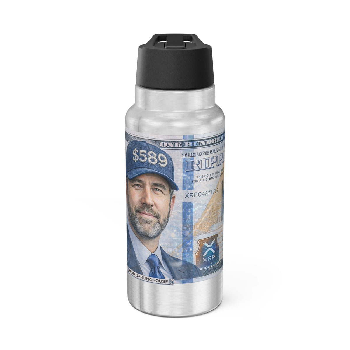 32oz Brad Garlinghouse $100 XRP Tumbler